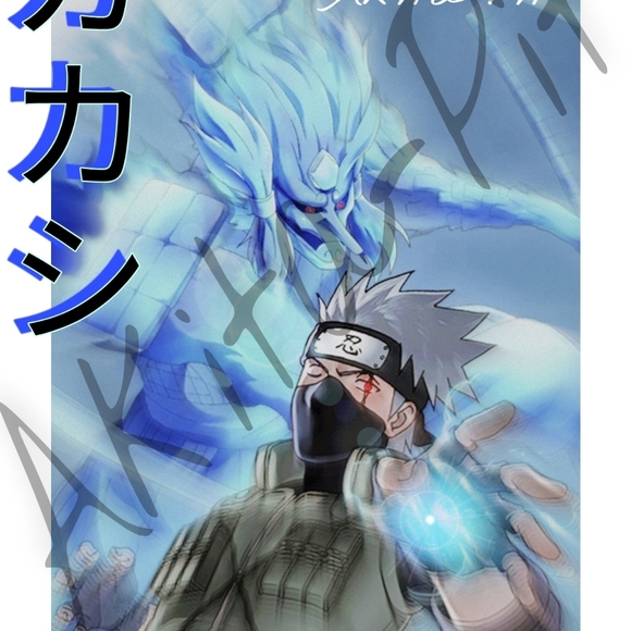 🇯🇵Kakashi T shirt Naruto anime S-XL - Picture 2 of 2